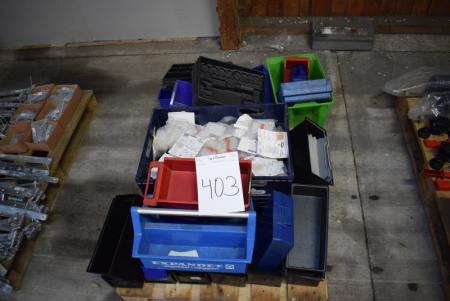 Various storage / assortment boxes
