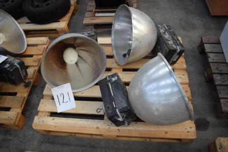3 pieces. industrial Lamps