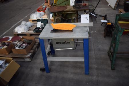 Table Saw marked. Metabo