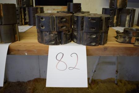 4 Stk. Zylinderfräser B: 60 x Ø 160 mm