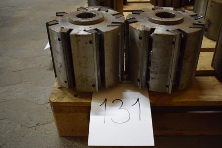 2 pcs. Cylindrical cutter B: ø200 mm x 160