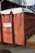 Spåncontainer med filter/pressening med containerhejs,L: 7,0 x H: 2,15 meter, ca. 35 m³