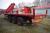 L 13.6 m trailer with crane 14 TM, marked. Atlas, 140-1, the remote control axle 1 - hævebar, axle 2 - lifting / turnable, axle 3 - Rotating, tread pattern about 60%, year. 1995
