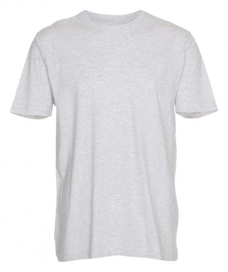 Firmatøj uden tryk ubrugt: 50 STK. T-shirt , rundhalset , ASH , 100% bomuld,  S