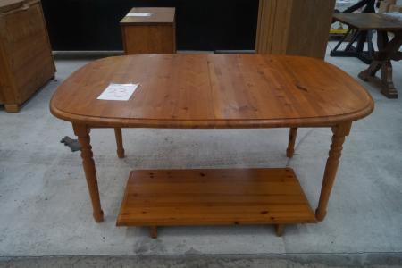  Tisch mit Zusatzplatte B 103cm x L158cm Klinge B 103 cm x T 46 cm