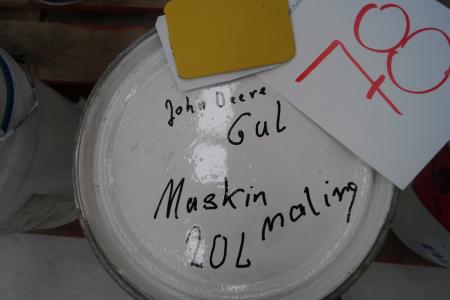 Maskinmaling 20 L John deer gul 