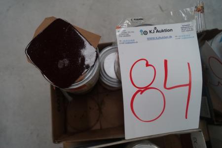 6 x 1 L Auto paint Oxidrot / transparent (red-brown)