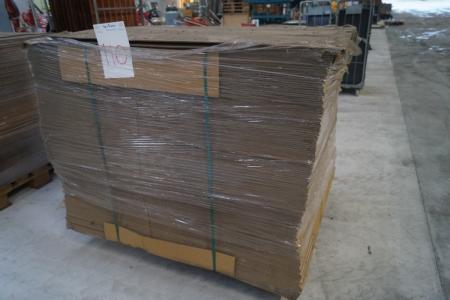 Palletboard boxes, L 64 cm x B 68 cm x H 60 cm