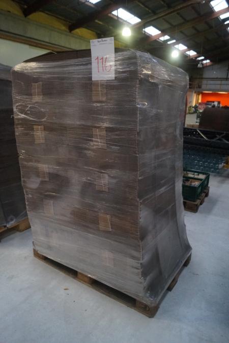  Palletboard boxes about 800 pcs - L 60 cm x B 40 cm x H 9 cm