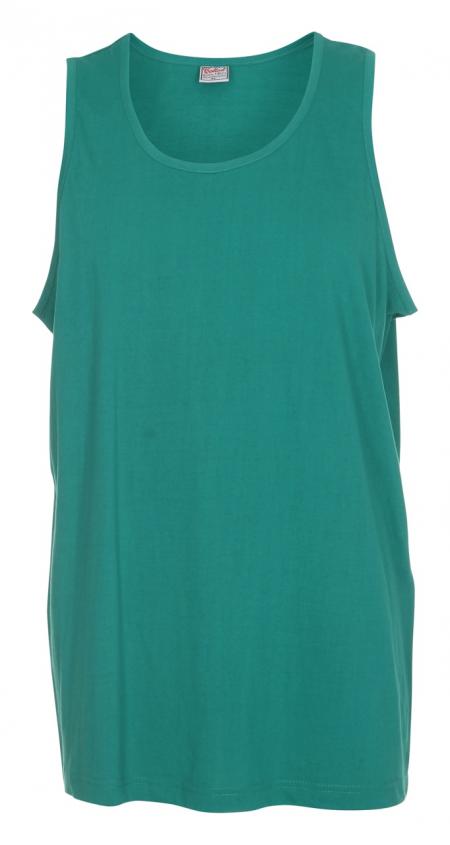 Firmatøj unused without pressure: 40 pc. T-shirt without sleeves, Round neck, GREEN, 100% cotton, M