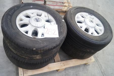 4 pcs wheels with tires 255/65 - 16 "