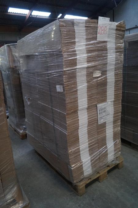  Palle cardboard boxes about 600 pcs L 39 cm x B 30 cm x H 12.5 cm