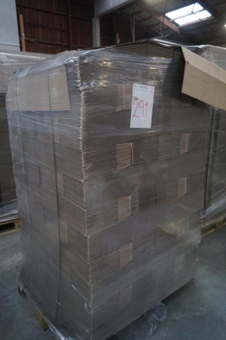 Palle papkasser ca 800 stk - L 60 cm x B 40 cm x H 9 cm 