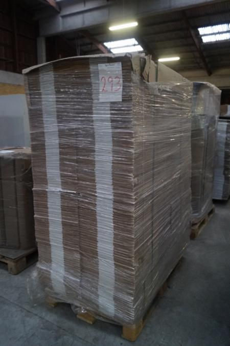 Palle cardboard boxes approximately 800 pcs L 39 cm x B 30 cm x H 12.5 cm