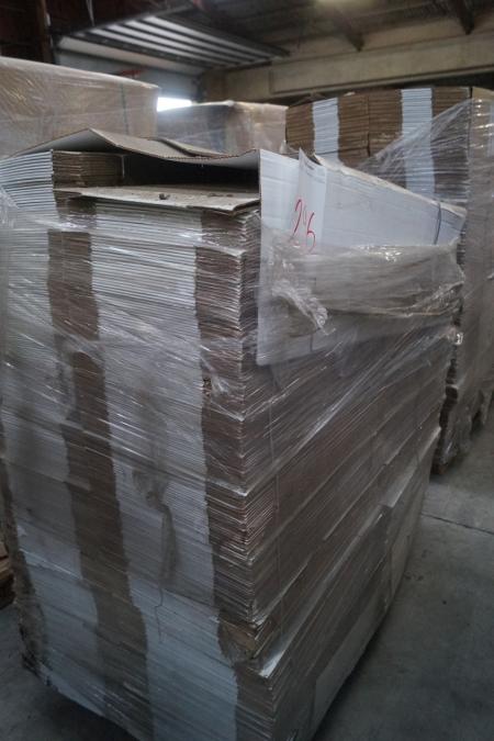  Palle cardboard boxes approximately 1000 pcs L 39 cm x B 30 cm x H 12.5 cm