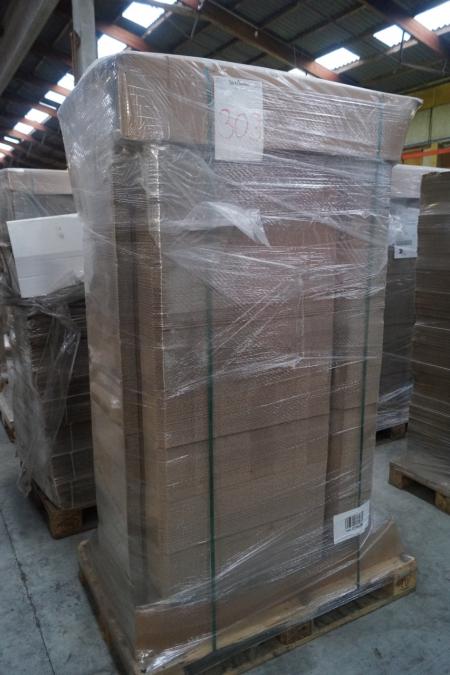  Cardboard boxes, 600 pcs - L 40 cm x B 28 cm x H 15.5 cm