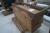  Wood chest B 142 cm D 60 cm H 70 cm