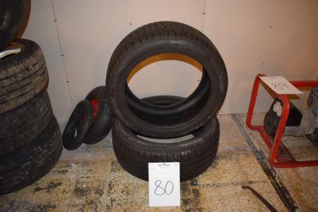 2 pcs. tires 225/45 r17 - ca. 90% pattern