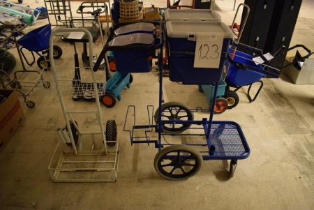3 pieces. various carts