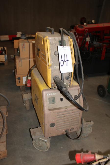 Esab Lax 320 Welding Co2 with wire box.