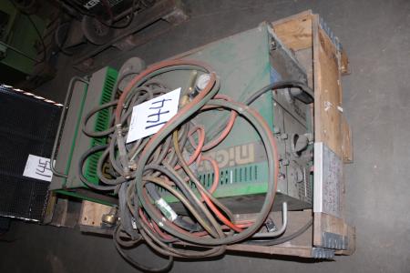Welding co2 Migatronic with wire box and hoses.