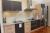 Køkken, Køkken m/poleret granitbordplade og underlimet dobbeltvask, Børma bl.batt. 340x60x90 Bemærk hårde hvidevarer medfølger ikke
