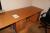 Angle desk with chair 320 and 200 height 72 cm