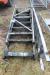 2 pcs. Aluminum ladders with platform and ladder