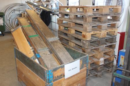 10 pcs. + pallets pallet with pallet collars