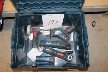 1 piece. box of div. Bosch tools