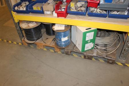 Pallets with cables