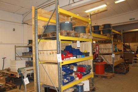 Pallet racking with 2 pcs. increases + 10. stringers