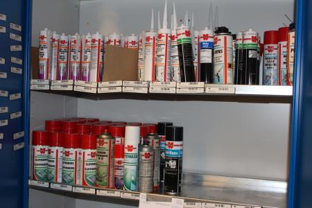 Contents in Chemistry cabinet