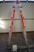Alu stepladder with extension extending ladder approximately + 4 m