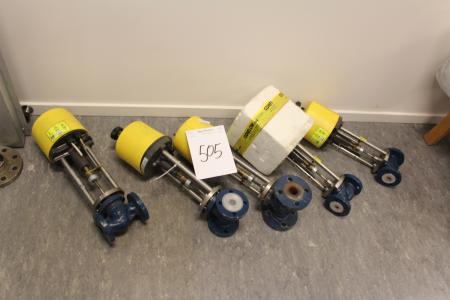 5 pieces of automatic valves.