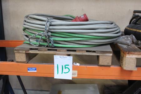 Parti 400 volt kabel tykkelse 25 og 20 mm.