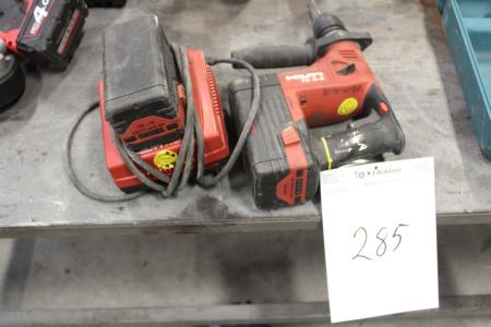Hilti Drill TE6A AKKu with charger and 2 batteries.