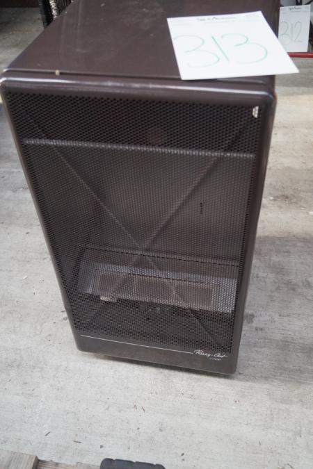 Gas heater with bottle