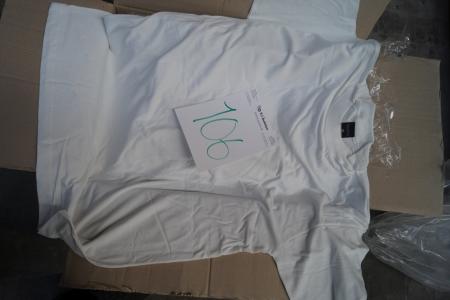 50 white t-shirts str. L (NEW)