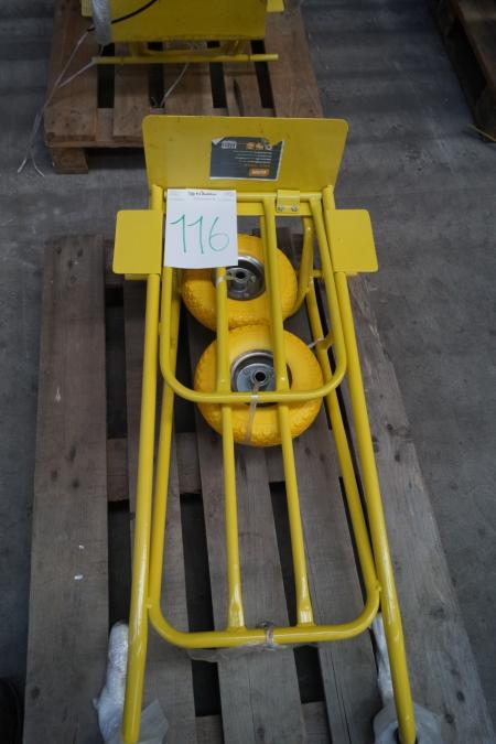 Sack truck with puncture resistant tires unused
