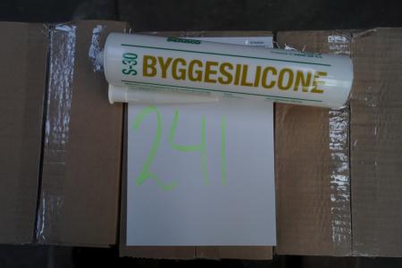 10 kasser bygge silikone a 12 stk. 