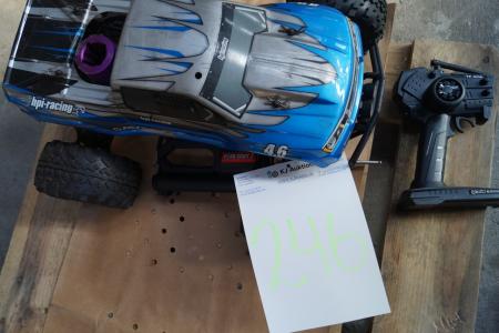 RC nitro + extra wheels and spare parts