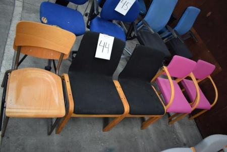 6 pcs us different chairs