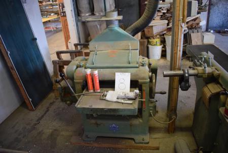 Planer marked. SAC, item 500 mm wide, cylindrical cutter flute 3