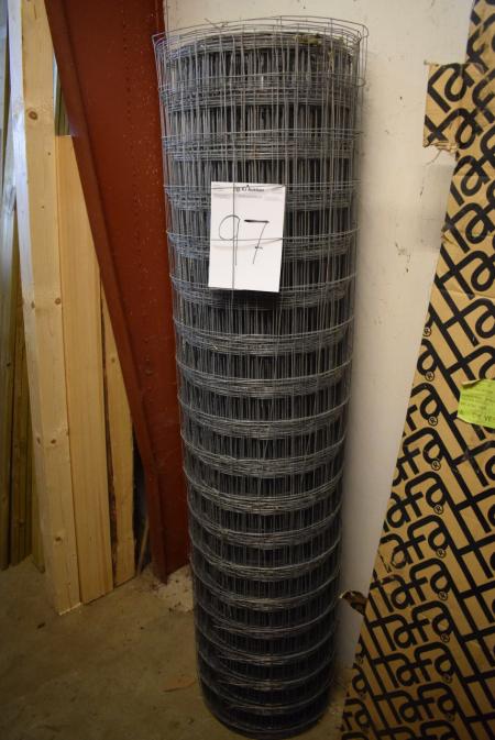 1 roll galv. Wire fencing H 185 cm