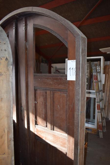 2-Blatt-Fassade port / Tür mit arc handgemachtes B 196 x H 196 x 245 cm H