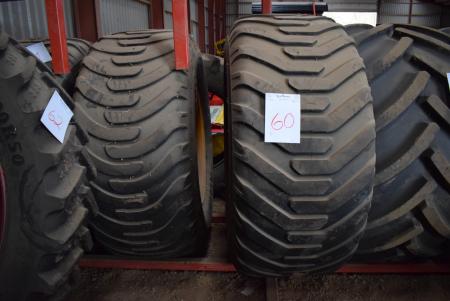 2 pcs. 710/55 R34 tires