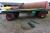 Flatbed with brakes approximately L 7 x W ca. 2.20 m