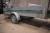 Weight with crane, manual lift built in bracket on trailer, oak. AP7661