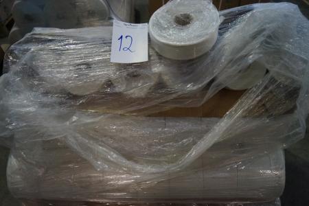Miscellaneous 100 and 200 mm. glass rolls